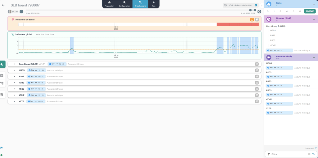 score de santé dans DiagFit